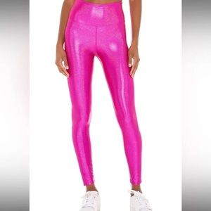 Beach Riot Sport Holographic Shine Leggings- X Revolve